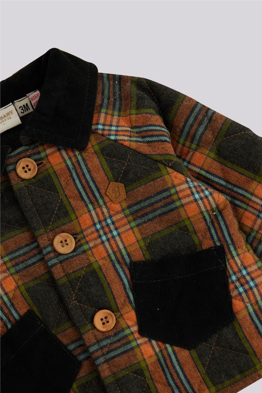 Layette Erkek Bebek Ekose CeketLayette Erkek Bebek Ekose Ceket