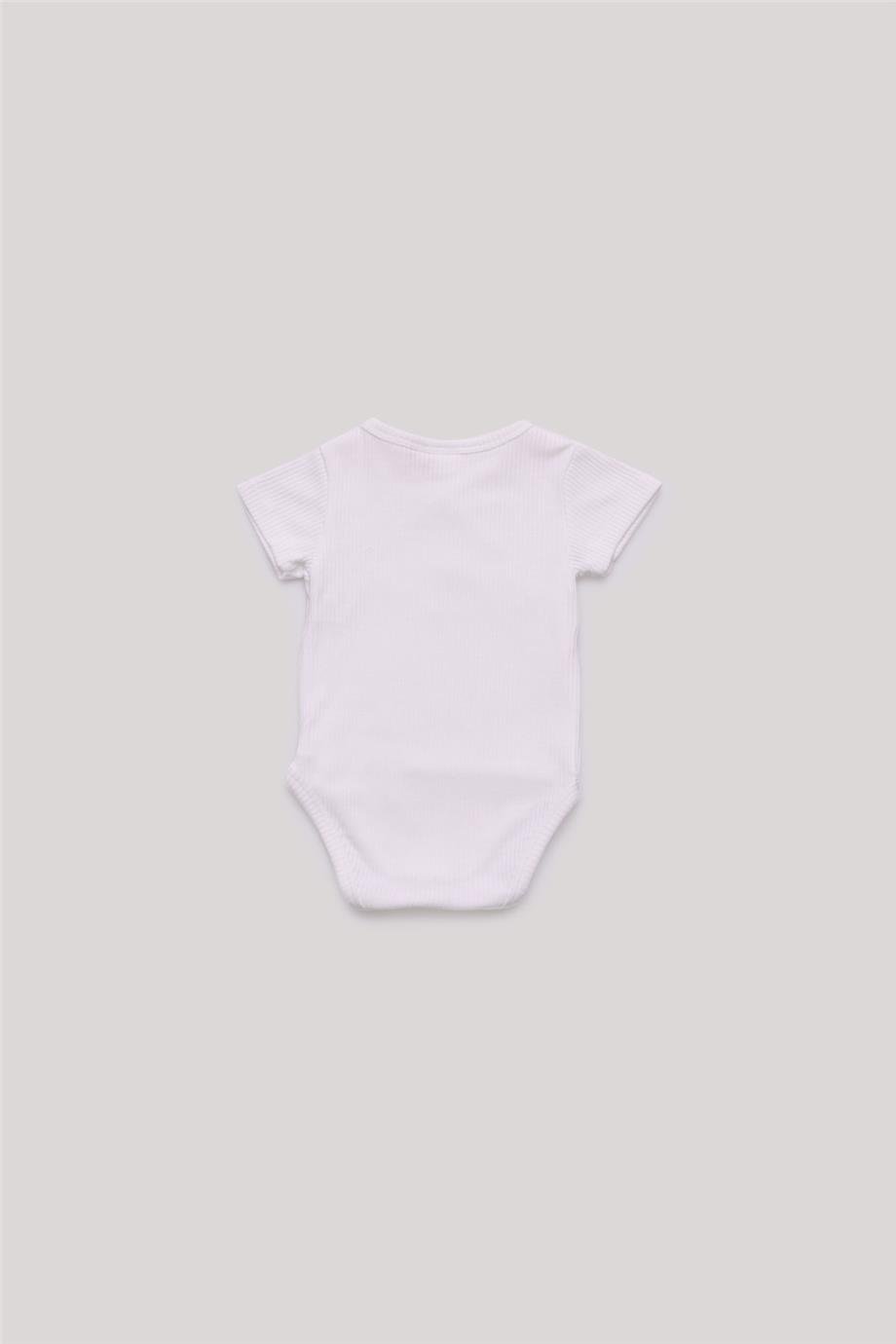 Layette Erkek Bebek Ekru Body