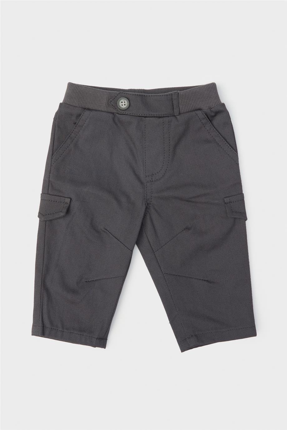 Layette Erkek Bebek Gri Pantolon