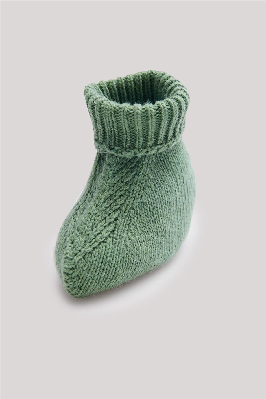 Layette Erkek Bebek Gri Patik
