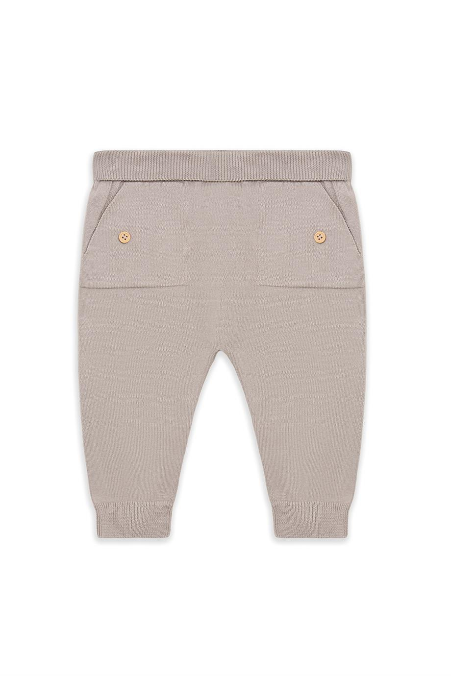 Layette Baby Boy Gray Knitwear SetLayette Baby Boy Gray Knitwear Set