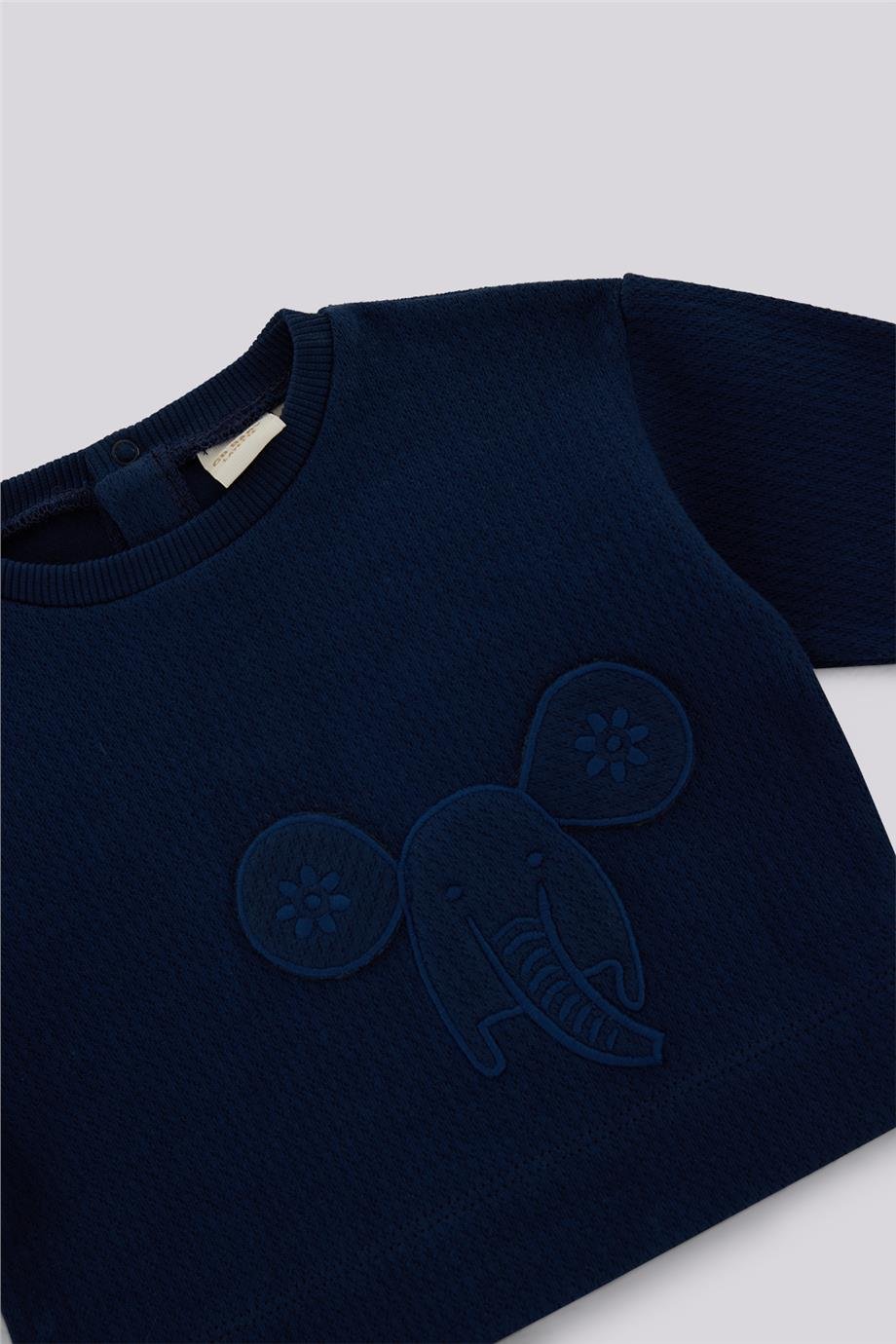 Layette Erkek Bebek Lacivert SweatshirtLayette Erkek Bebek Lacivert Sweatshirt