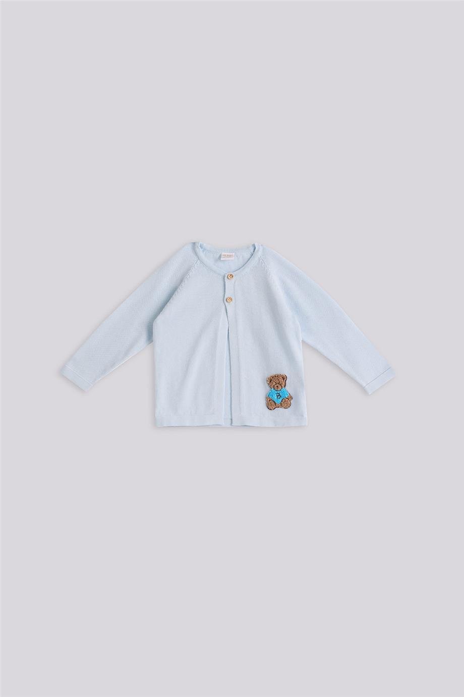 Layette Erkek Bebek Mavi HırkaLayette Erkek Bebek Mavi Hırka