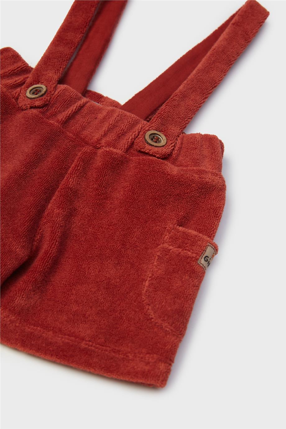 Layette Erkek Bebek Oranj Şort