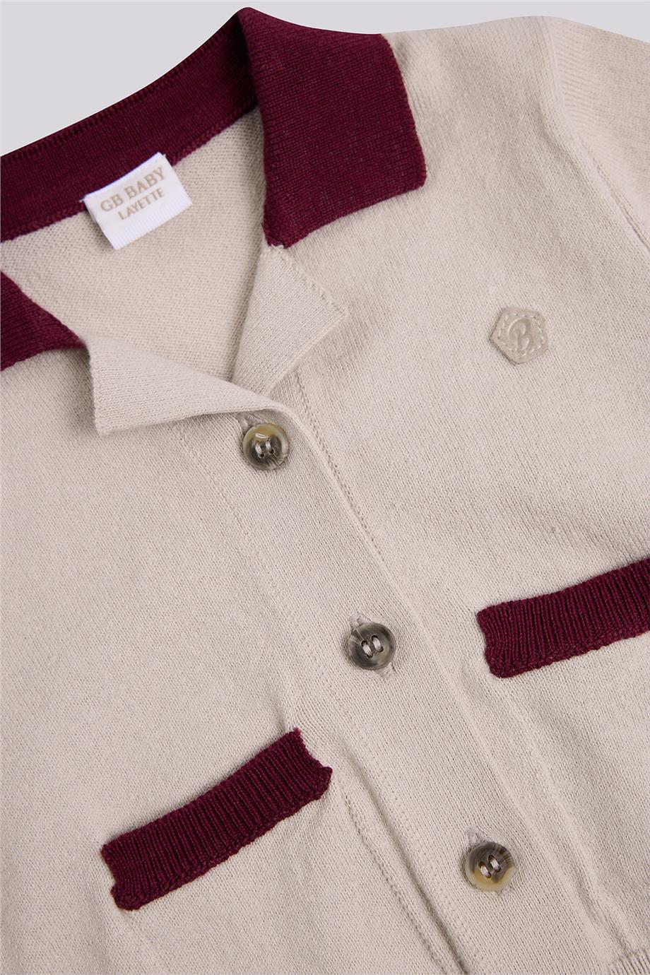 Layette Baby Boy Colorful CardiganLayette Baby Boy Colorful Cardigan