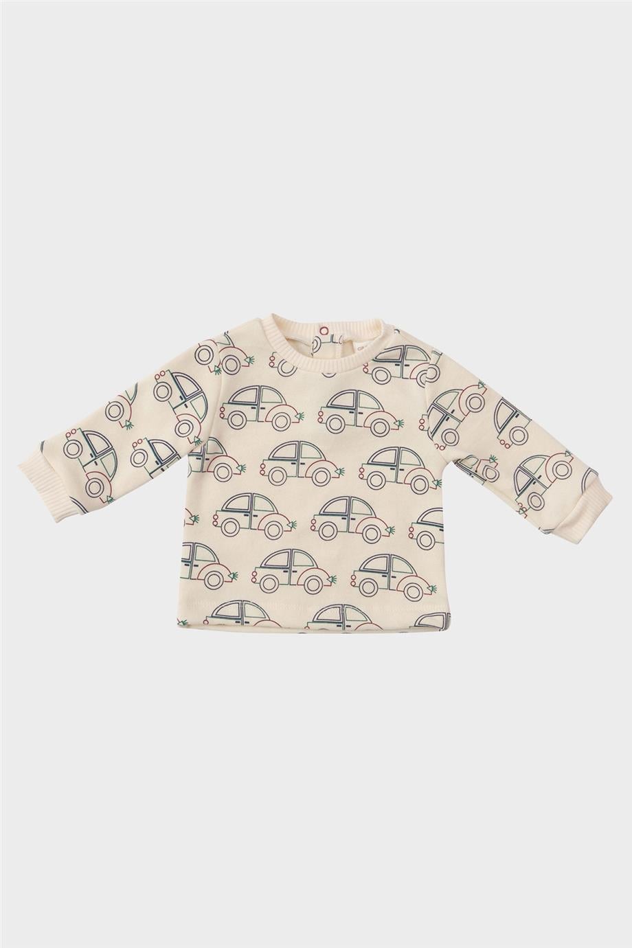 Layette Erkek Bebek Sarı Sweatshirt
