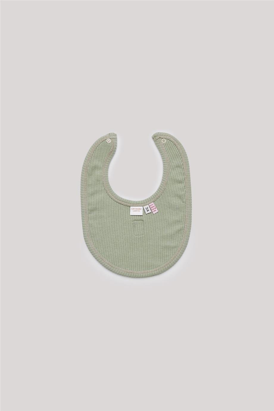 Layette Erkek Bebek Yeşil Önlük