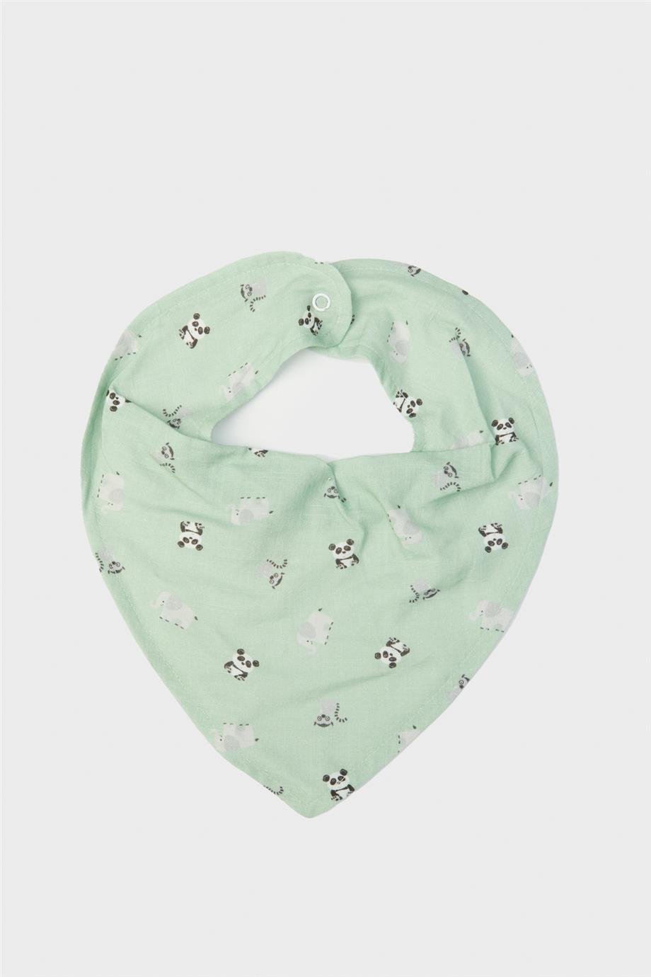 Layette Erkek Bebek Yeşil Önlük