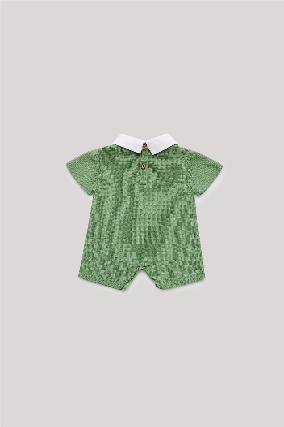 Layette Erkek Bebek Yeşil Tulum