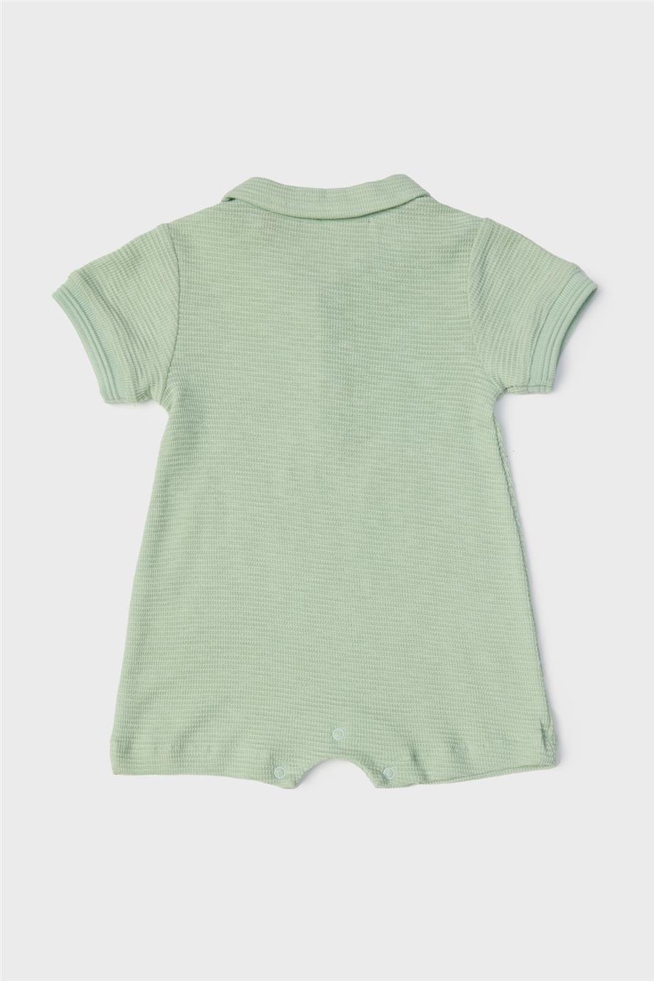Layette Erkek Bebek Yeşil Tulum
