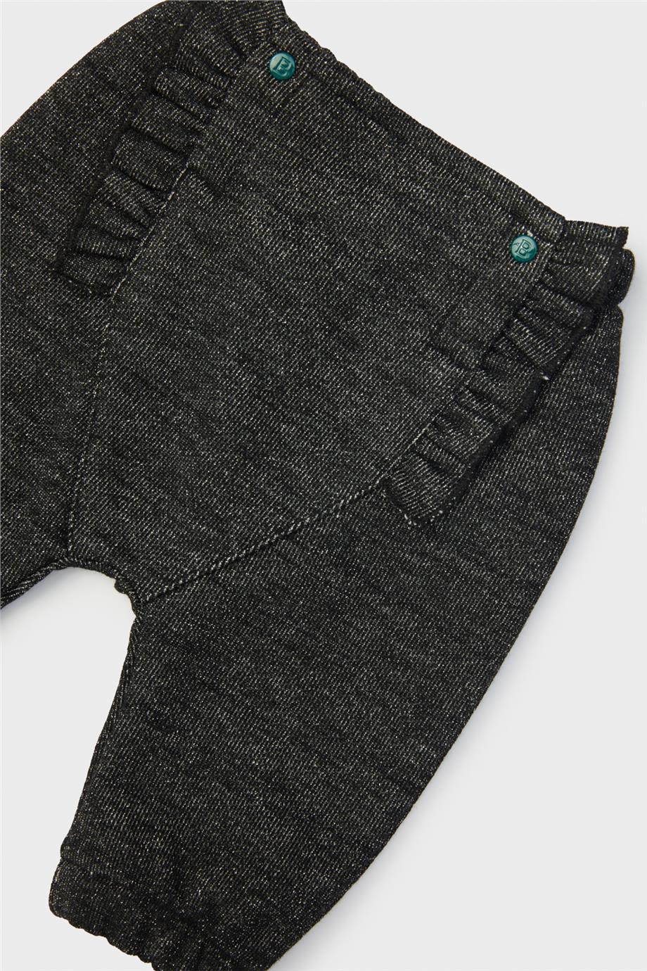 Layette Kız Bebek Antrasit Eşofman Altı