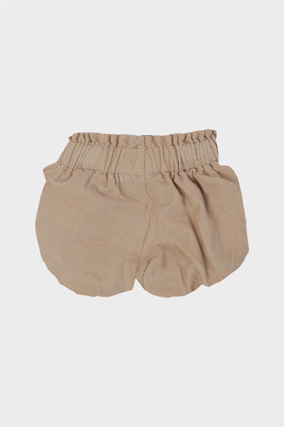 Layette Kız Bebek Bej Şort
