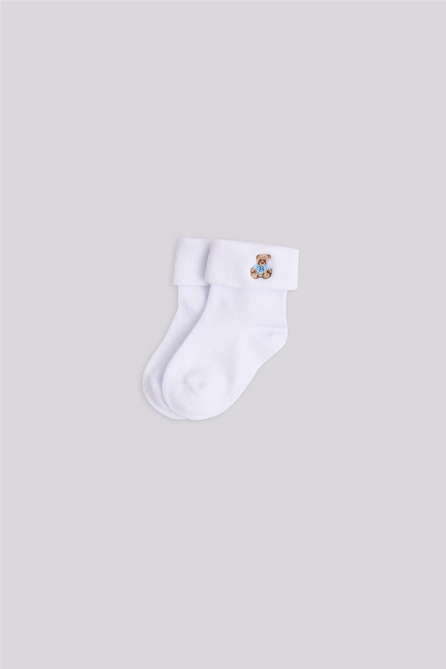 Layette Kız Bebek Beyaz ÇorapLayette Kız Bebek Beyaz Çorap