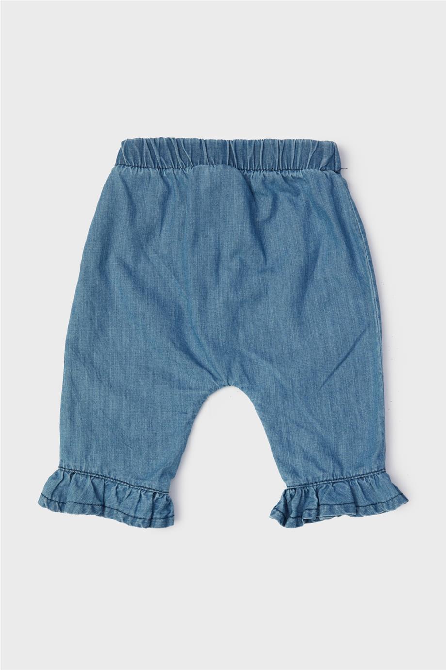 Layette Kız Bebek Denim Pantolon