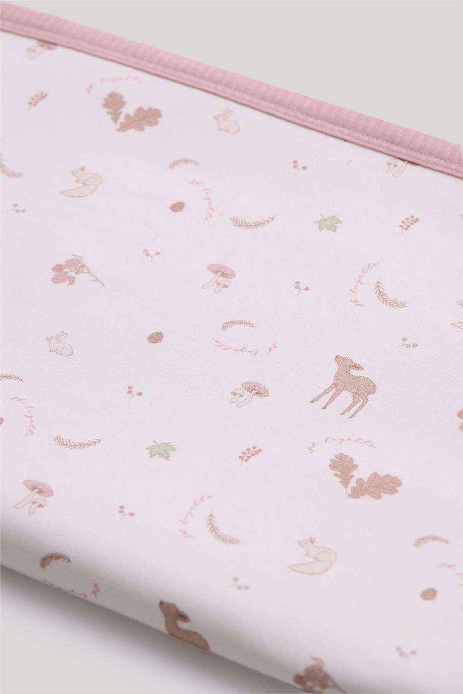 Layette Kız Bebek Desenli Battaniye