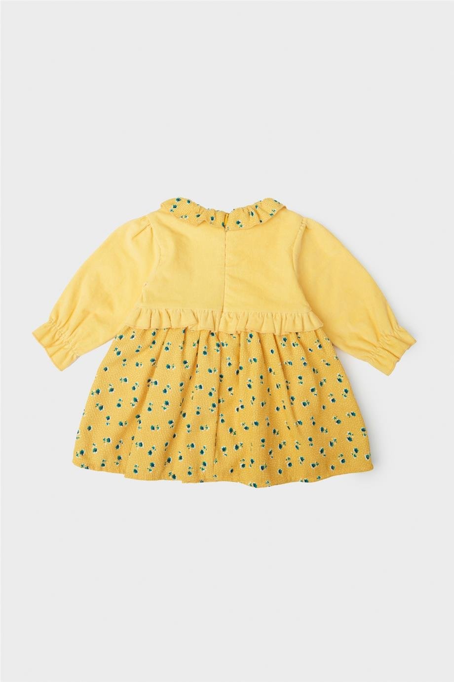 Layette Kız Bebek Desenli Elbise