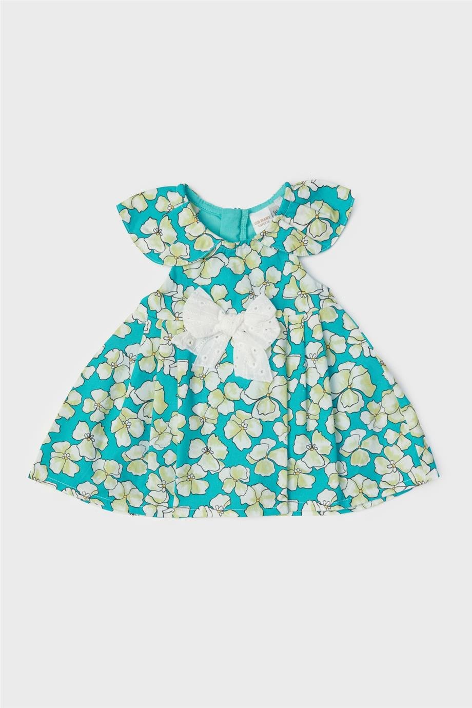 Layette Kız Bebek Desenli Elbise
