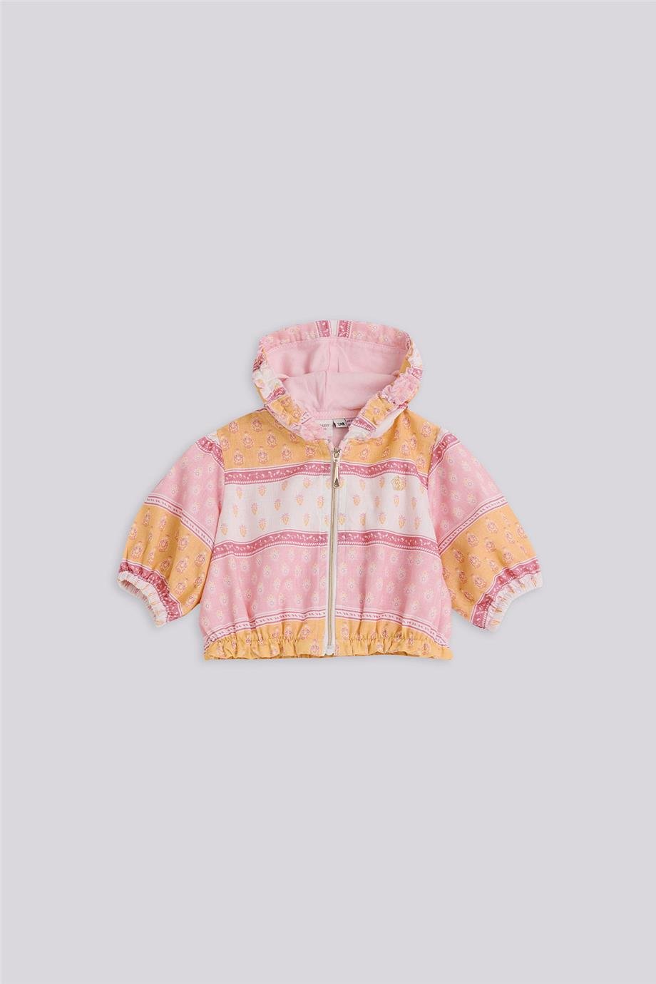 Layette Kız Bebek Desenli Eşofman ÜstüLayette Kız Bebek Desenli Eşofman Üstü