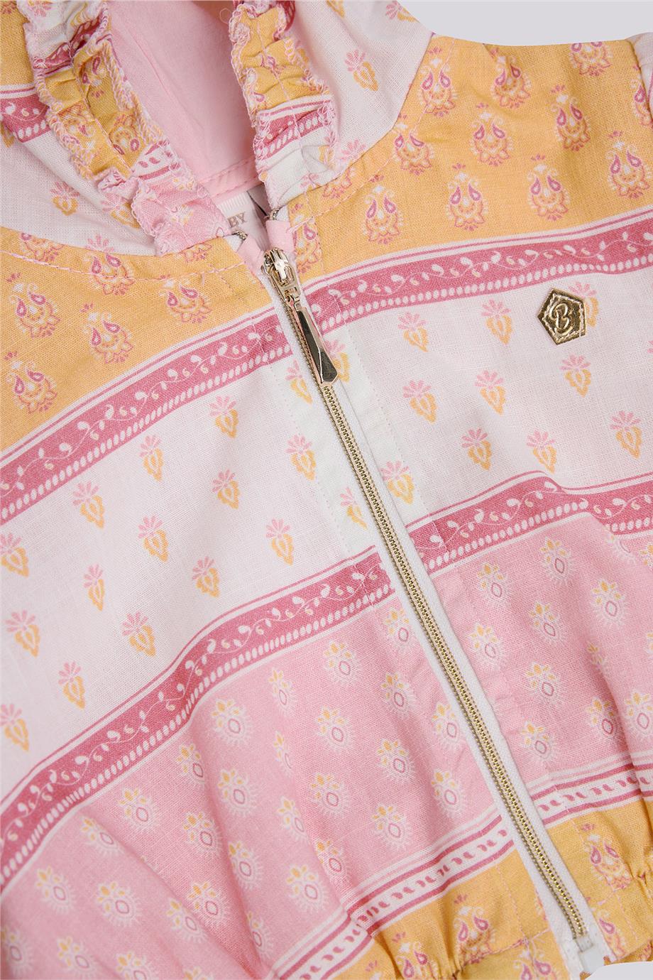 Layette Kız Bebek Desenli Eşofman ÜstüLayette Kız Bebek Desenli Eşofman Üstü