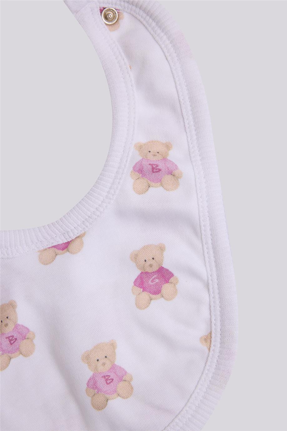 Layette Kız Bebek Desenli ÖnlükLayette Kız Bebek Desenli Önlük