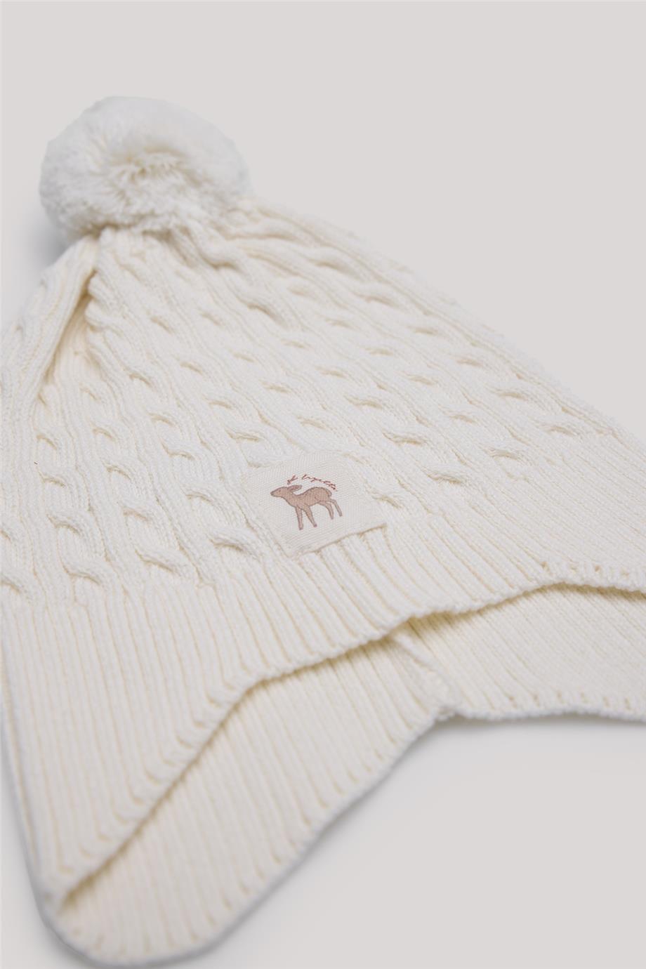 Layette Kız Bebek Ekru Bere