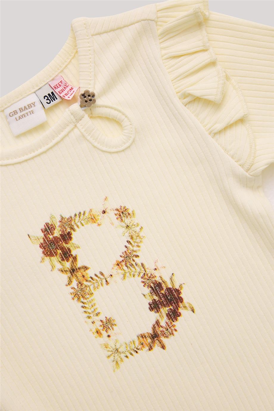 Layette Kız Bebek Ekru Body