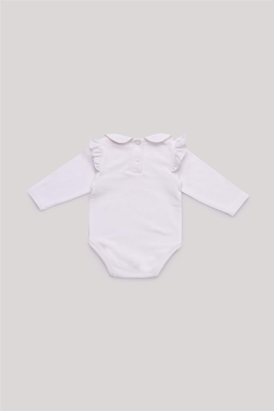 Layette Kız Bebek Ekru Body