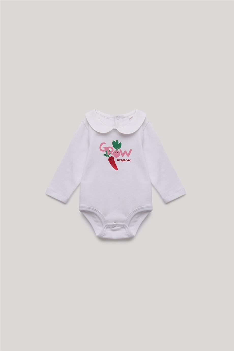 Layette Kız Bebek Ekru Body