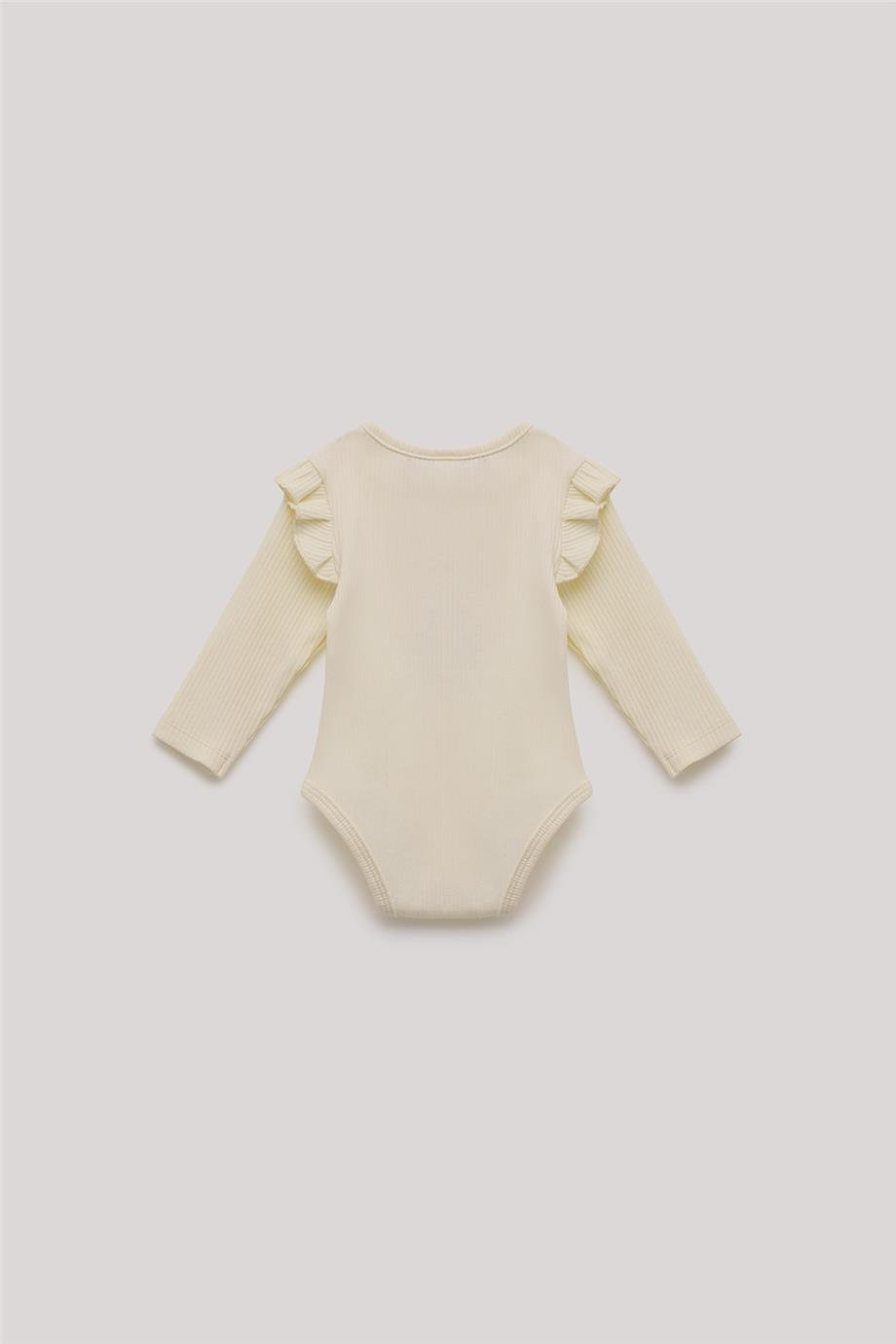 Layette Kız Bebek Ekru Body