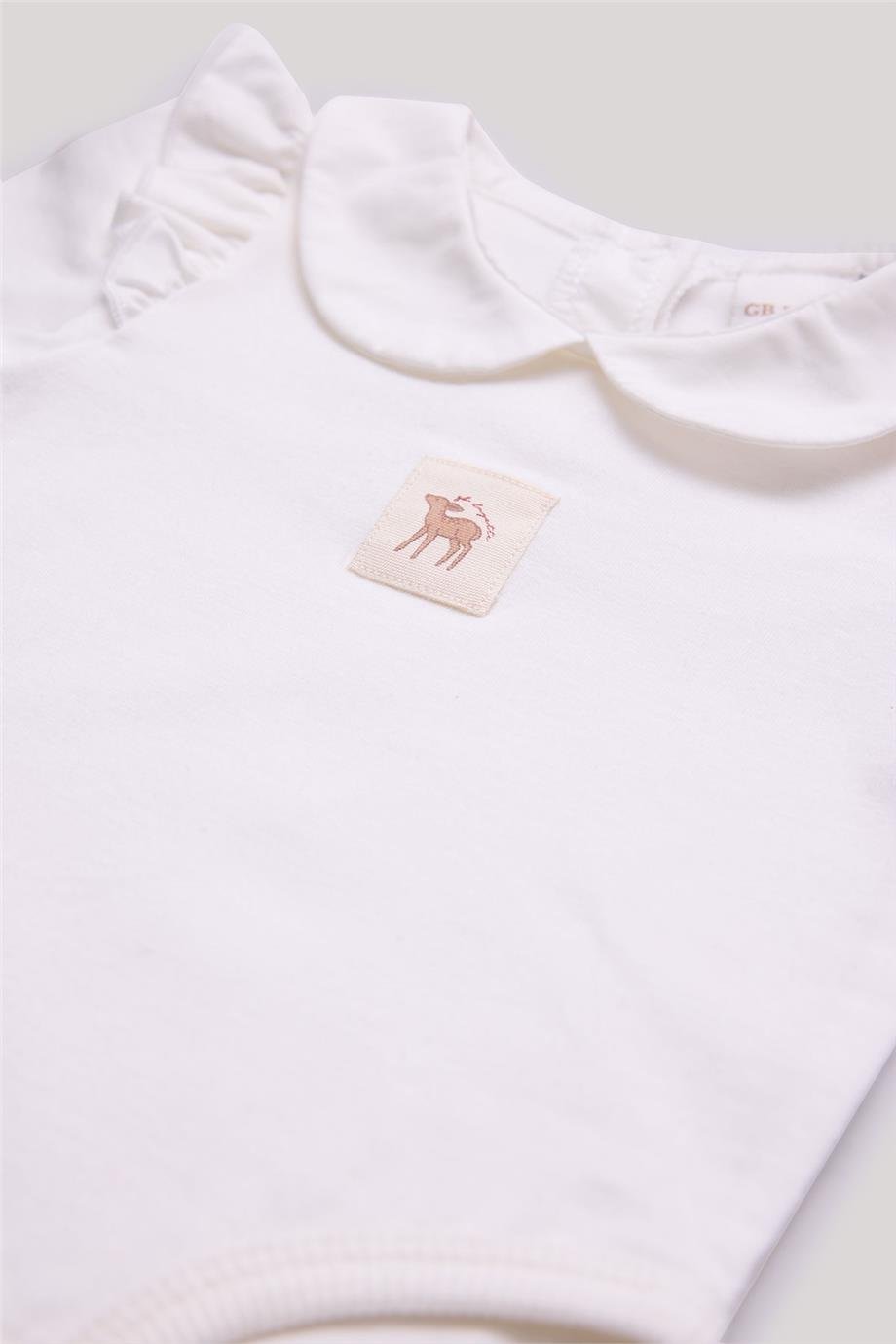 Layette Kız Bebek Ekru Body