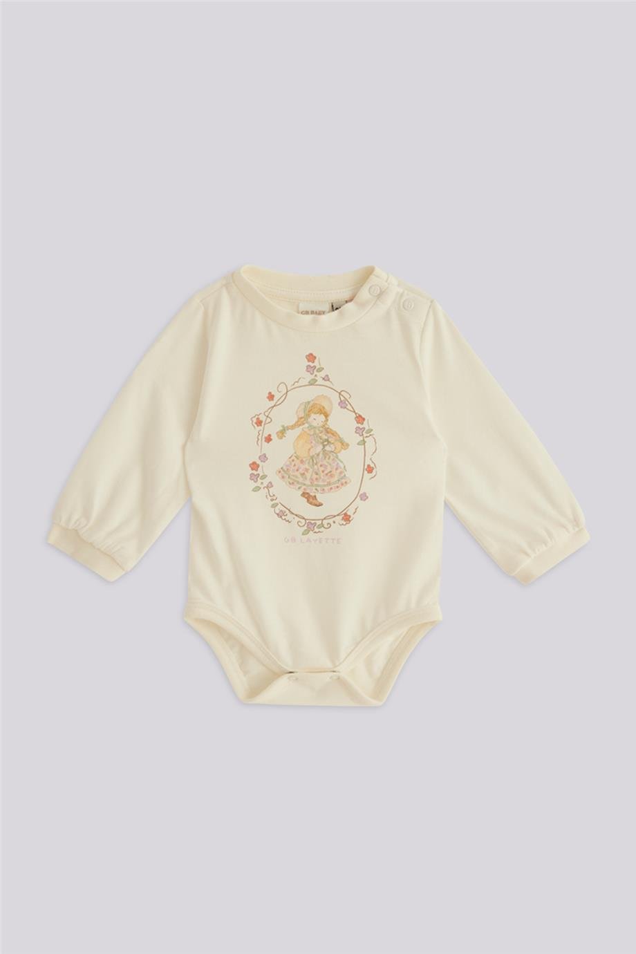 Layette Kız Bebek Ekru BodyLayette Kız Bebek Ekru Body