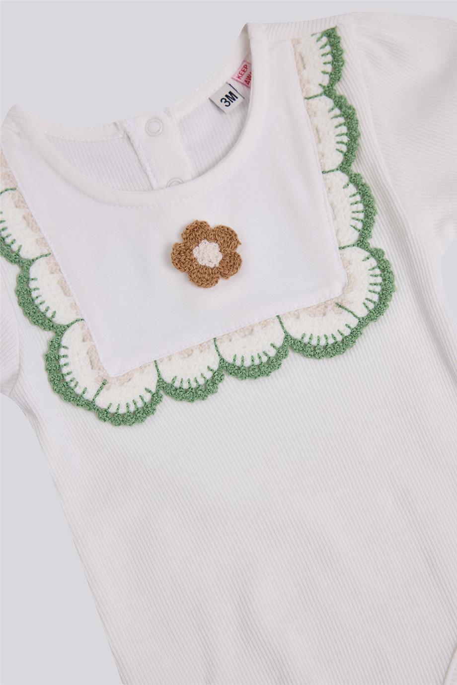 Layette Kız Bebek Ekru BodyLayette Kız Bebek Ekru Body