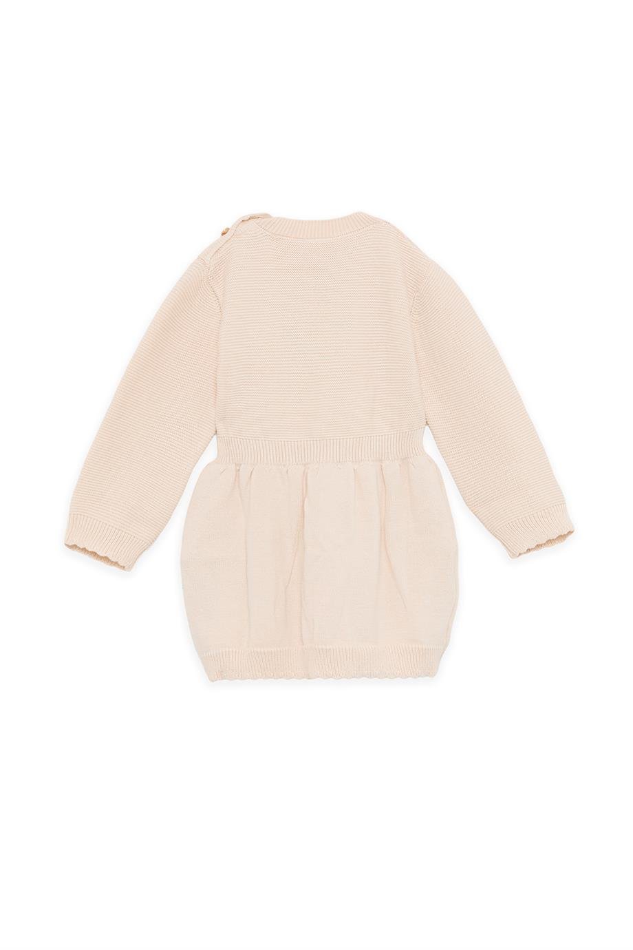 Layette Kız Bebek Ekru ElbiseLayette Kız Bebek Ekru Elbise