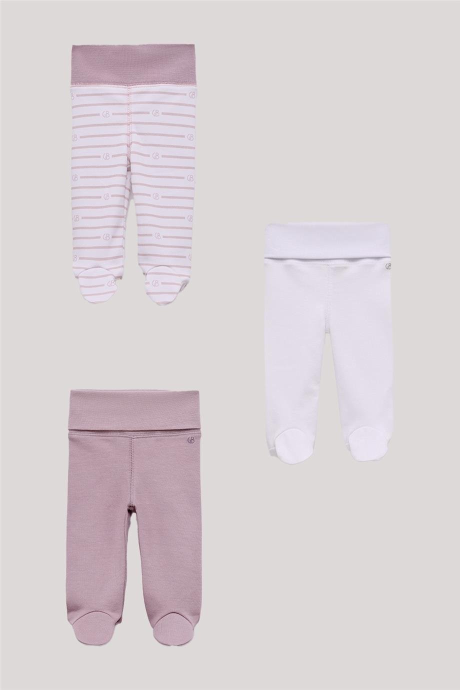 Layette Kız Bebek Renkli Patikli Alt