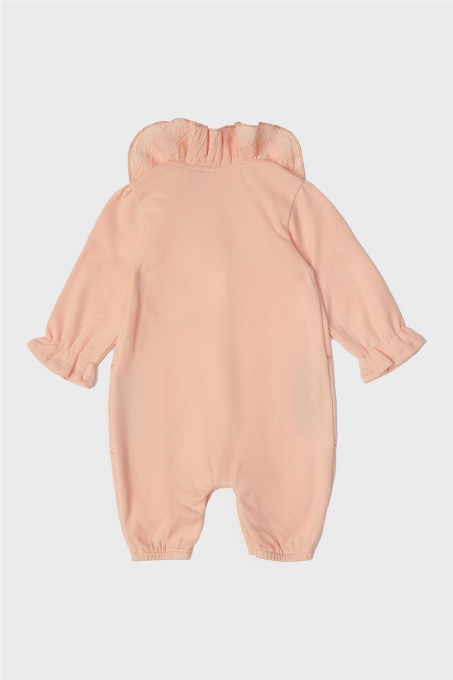 Layette Kız Bebek Somon Tulum