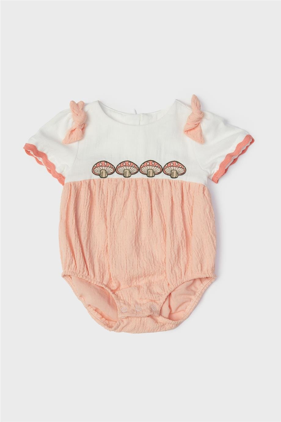 Layette Kız Bebek Somon Tulum