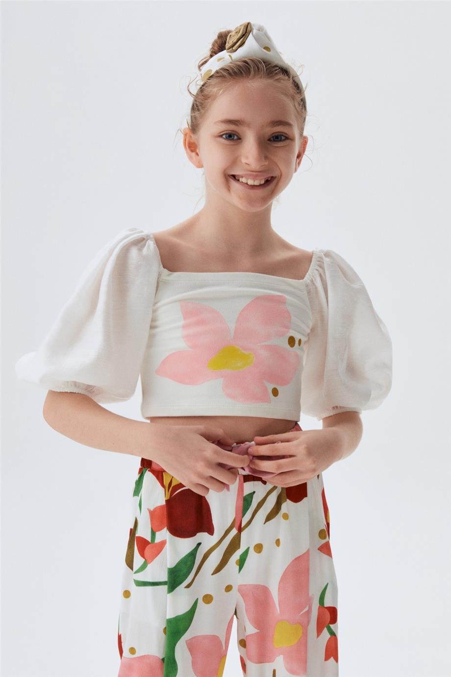 Lia Lea Kız Bebek Beyaz Taç