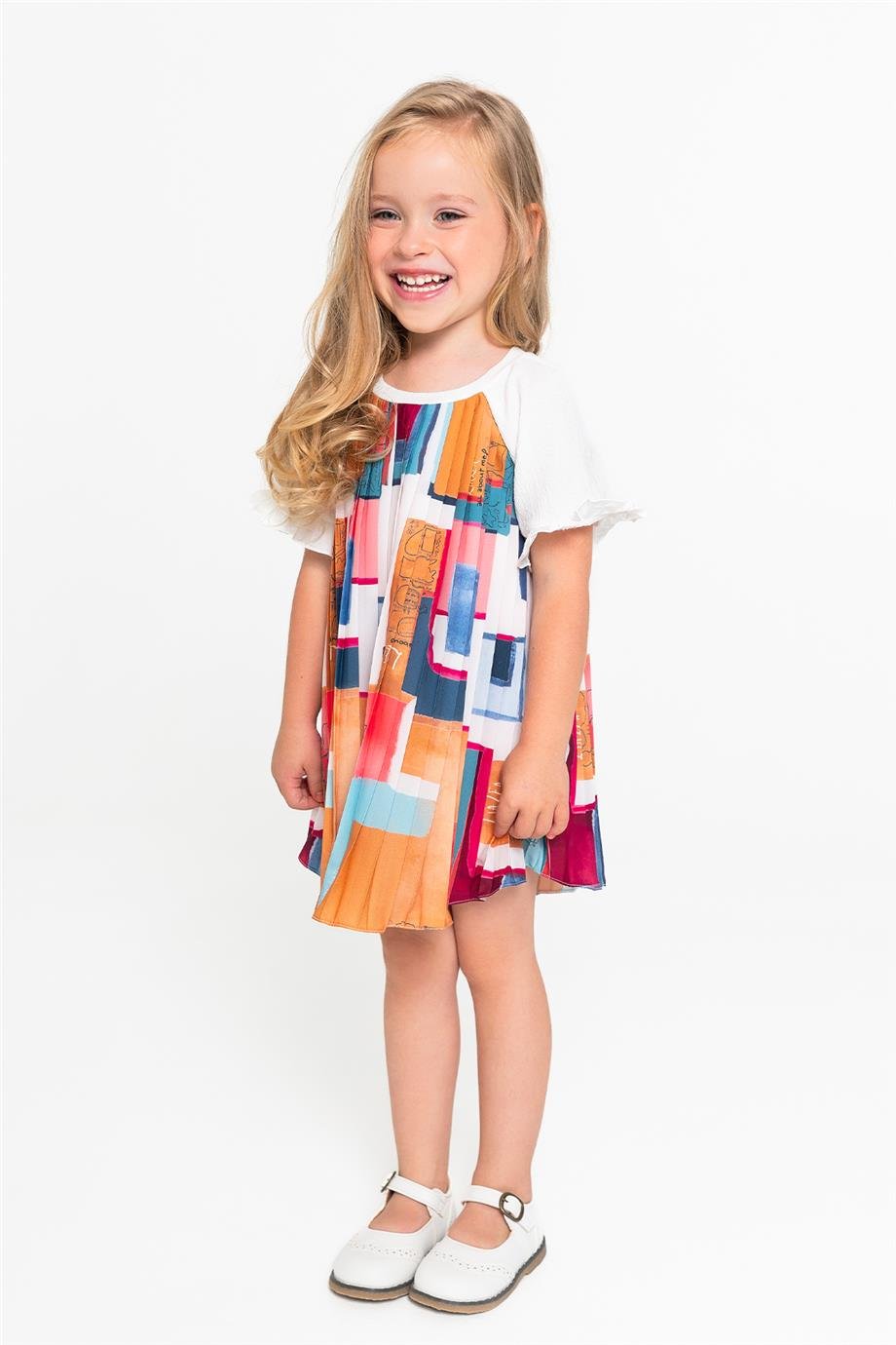 Lia Lea Kız Bebek Desenli ElbiseLia Lea Kız Bebek Desenli Elbise