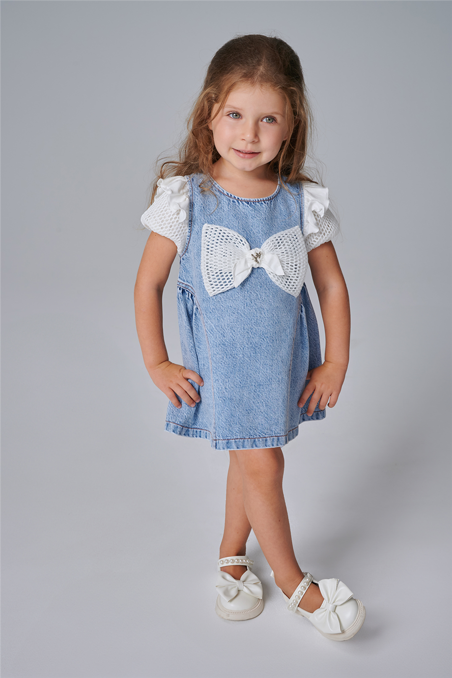 Lia Lea Baby Girl Navy Blue DressLia Lea Baby Girl Navy Blue Dress