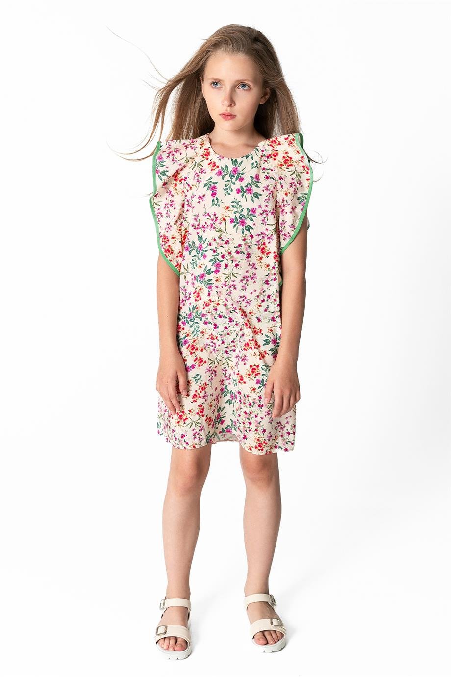 Lia Lea Kız Çocuk Bej ElbiseLia Lea Kız Çocuk Bej Elbise