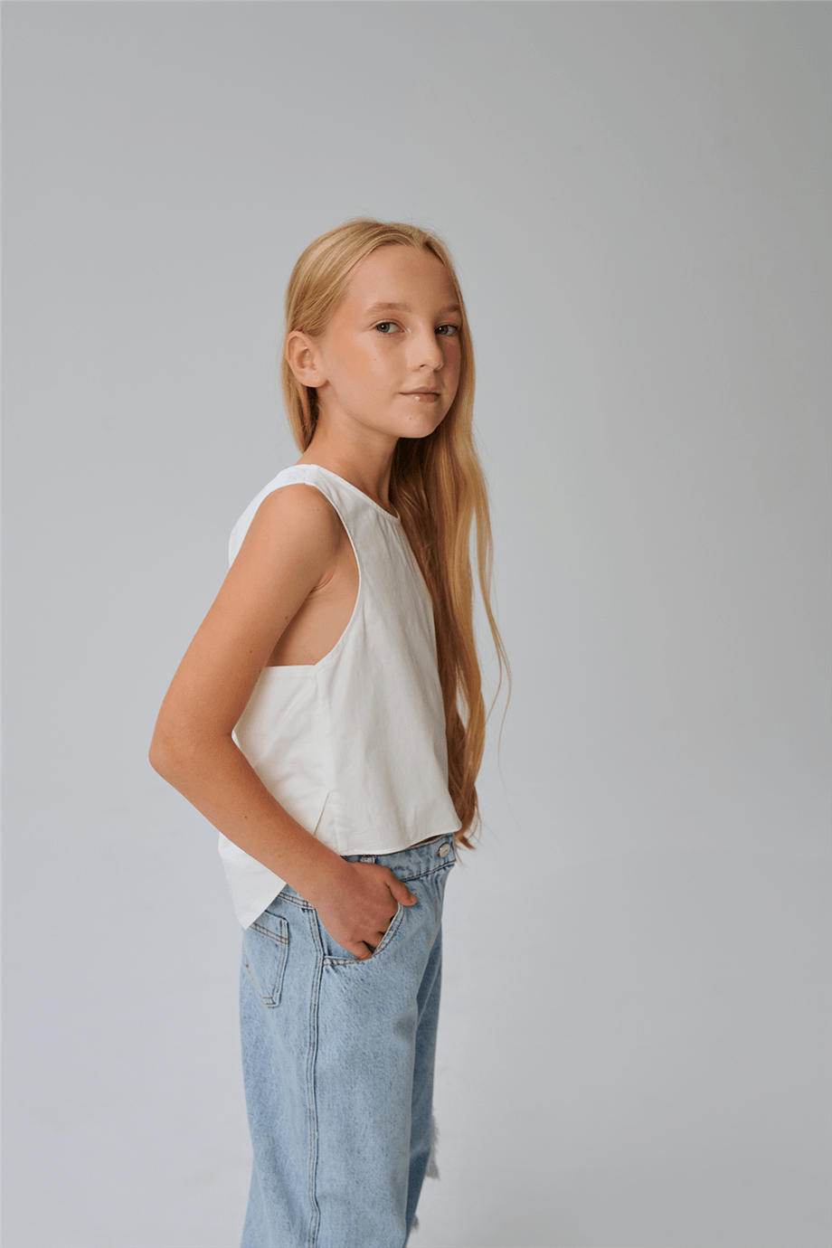 Lia Lea Girl White BlouseLia Lea Girl White Blouse