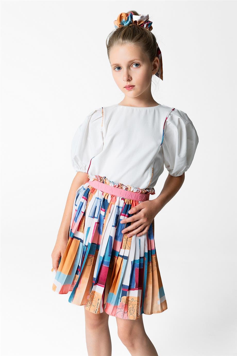 Lia Lea Kız Çocuk Beyaz BluzLia Lea Kız Çocuk Beyaz Bluz