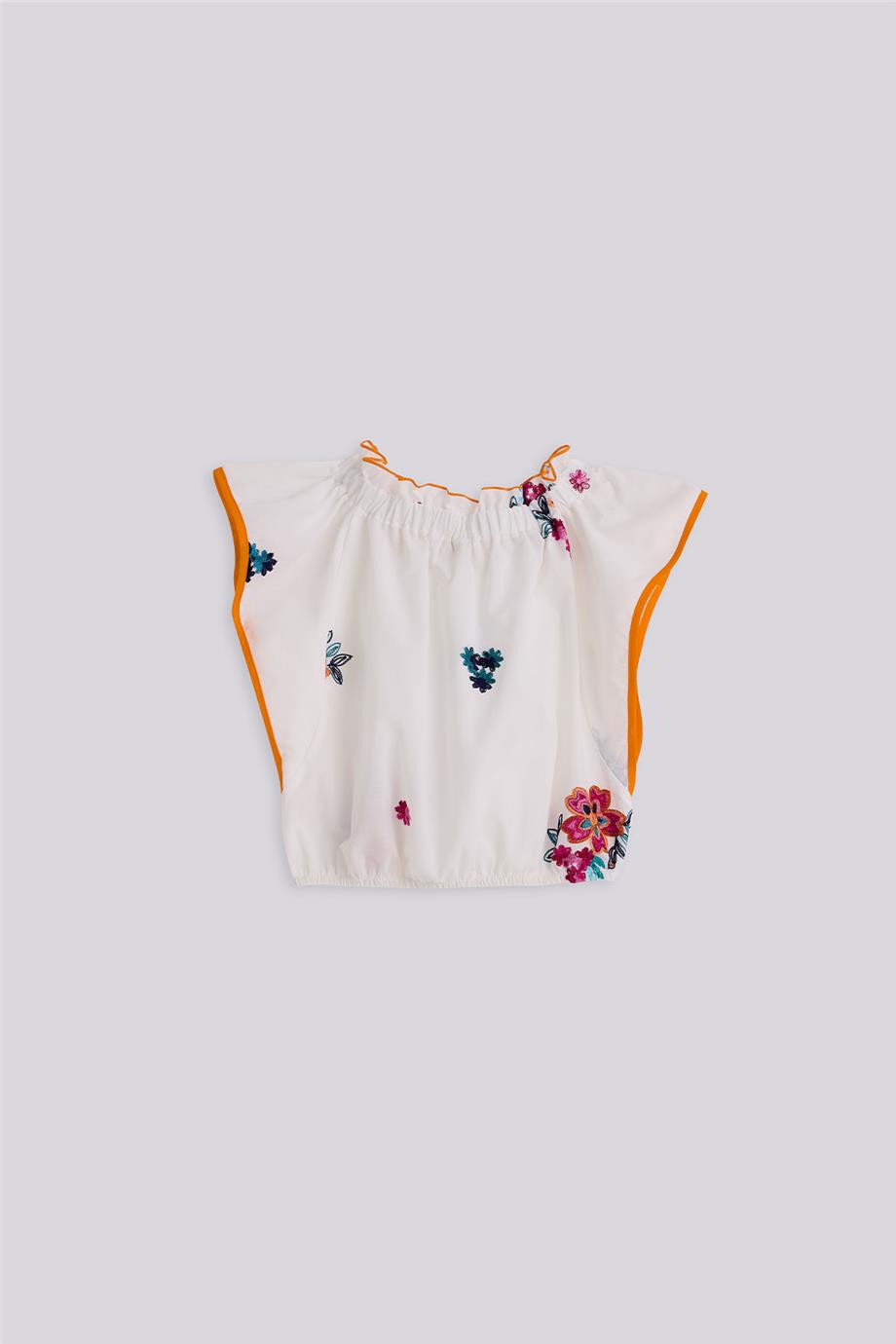 Lia Lea Kız Çocuk Beyaz BluzLia Lea Kız Çocuk Beyaz Bluz