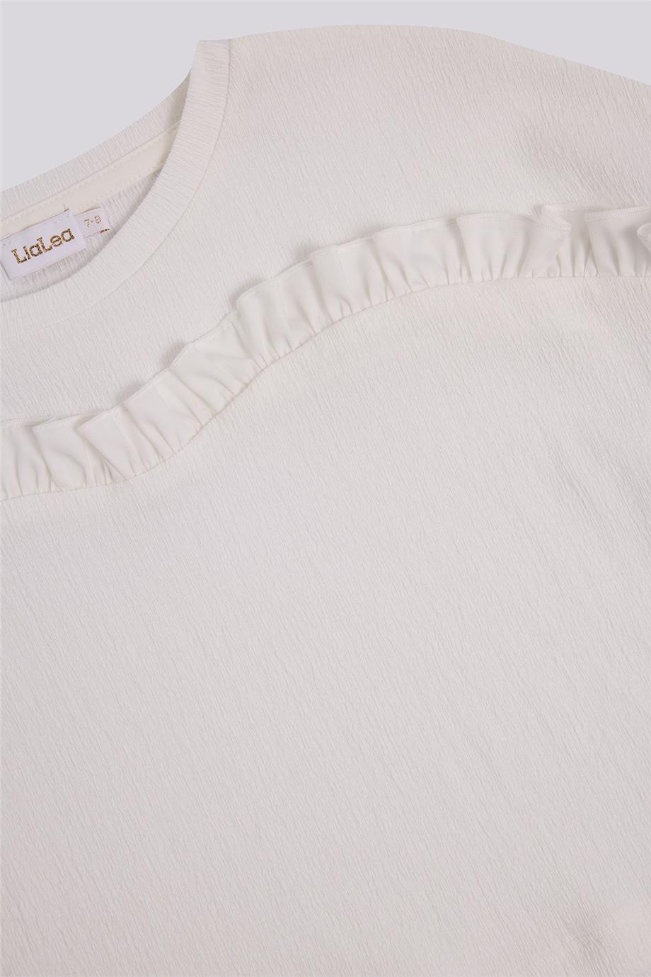 Lia Lea Kız Çocuk Beyaz BluzLia Lea Kız Çocuk Beyaz Bluz