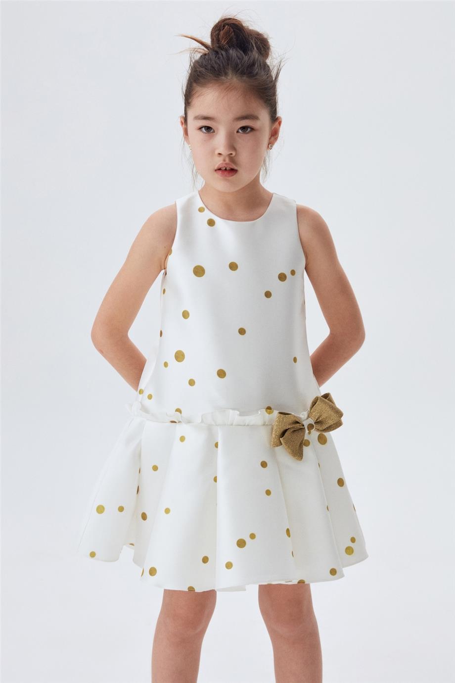 Lia Lea Kız Çocuk Beyaz Elbise