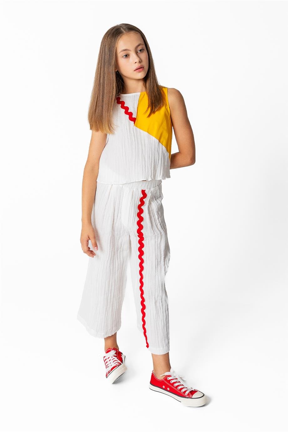 Lia Lea Kız Çocuk Beyaz PantolonLia Lea Kız Çocuk Beyaz Pantolon