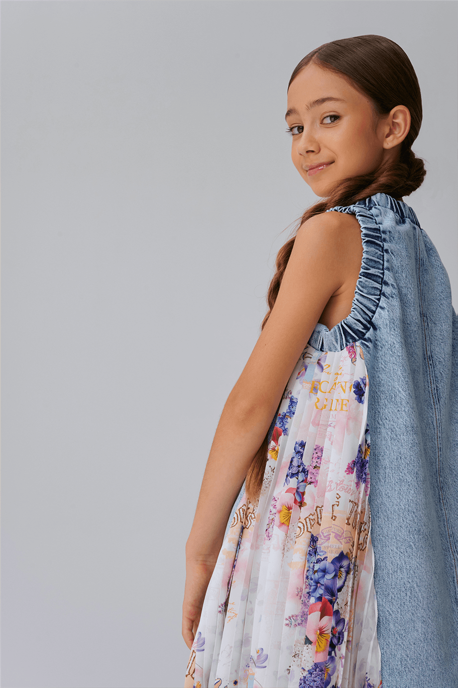 Lia Lea Kız Çocuk Denim ElbiseLia Lea Kız Çocuk Denim Elbise