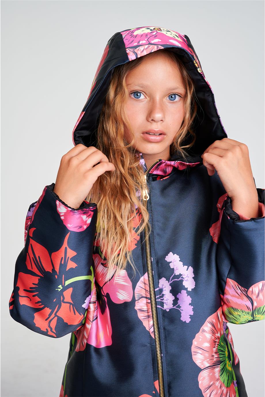 Lia Lea Kız Çocuk Desenli MontLia Lea Kız Çocuk Desenli Mont