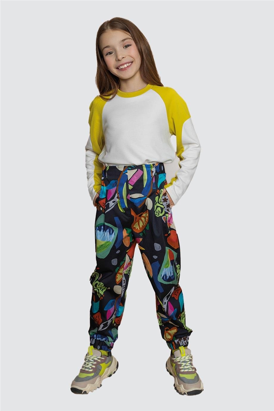 Lia Lea Kız Çocuk Desenli Pantolon