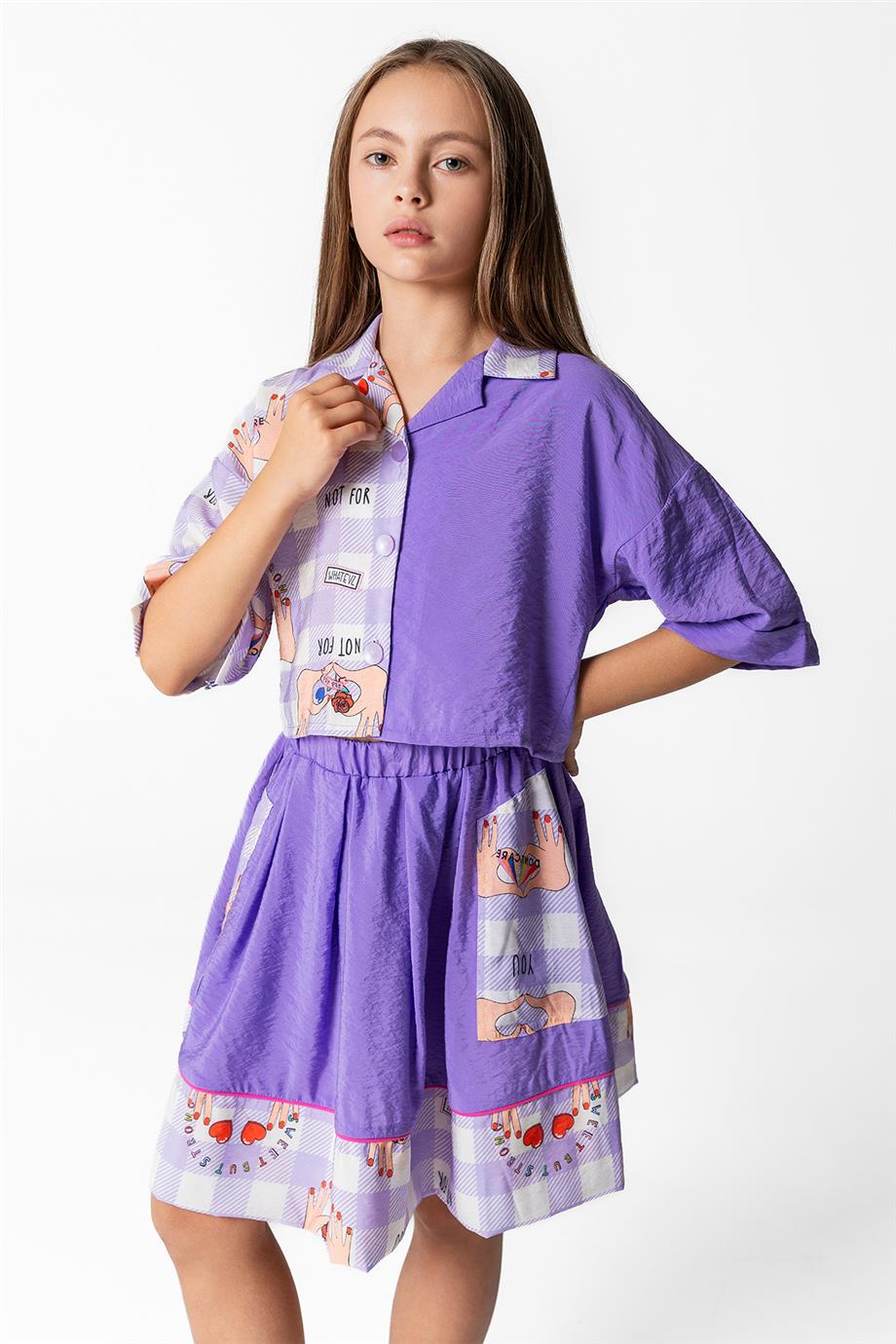 Lia Lea Girl Lilac BlouseLia Lea Girl Lilac Blouse